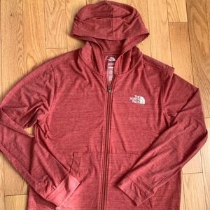 The North Face light weight zip up hoodie